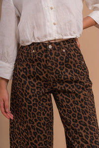Stretch Ballon Jeans CAMEL CHOCOLATE LEO
