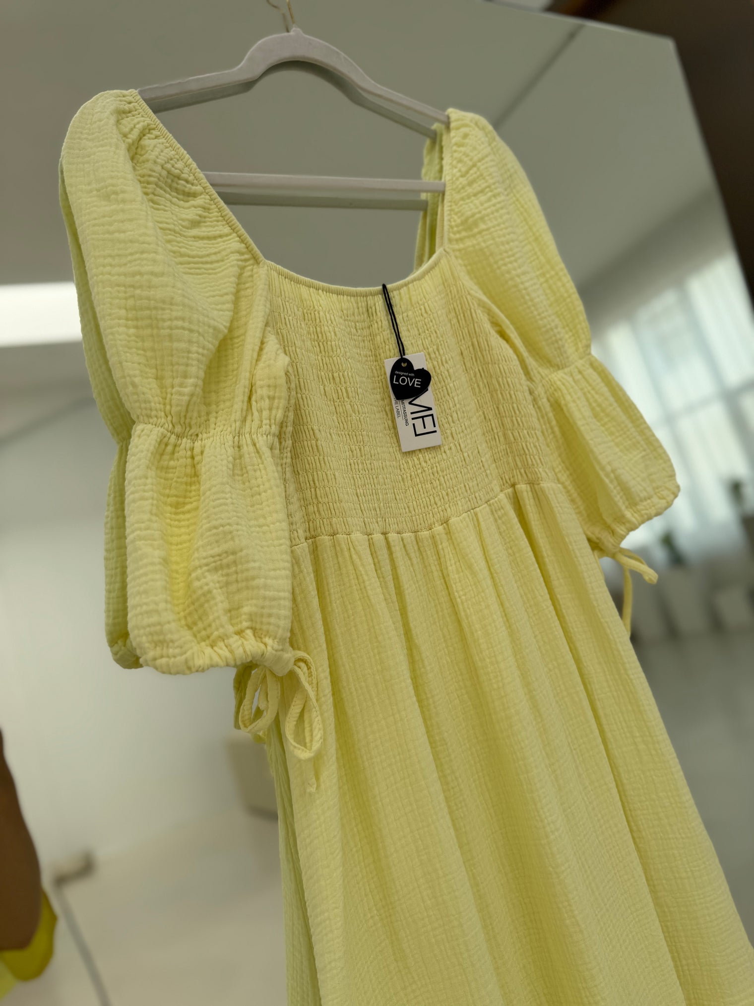 Kleid MYKONOS DREAM Buttermilk Lemon