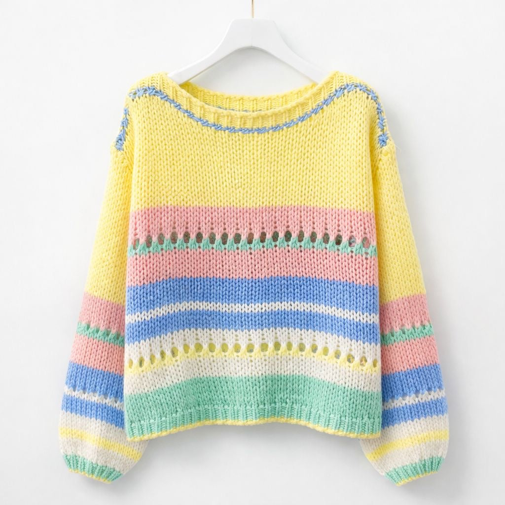 Strickpullover PASTELL RAINBOW