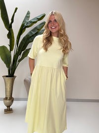 Baumwoll Kleid FASHIONISTA gelb