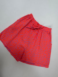 Stylische Musselin Short rosa LEO LOVER hot orange