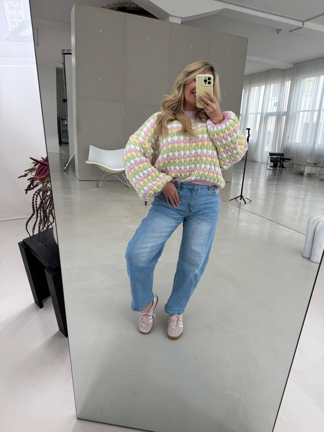 Pullover flieder PUFFY MULTI COLOR