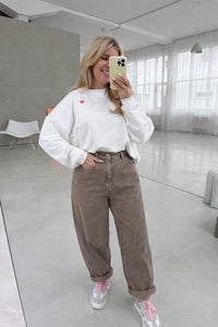 Baloon Jeans mit Stretch WASHED STYLE