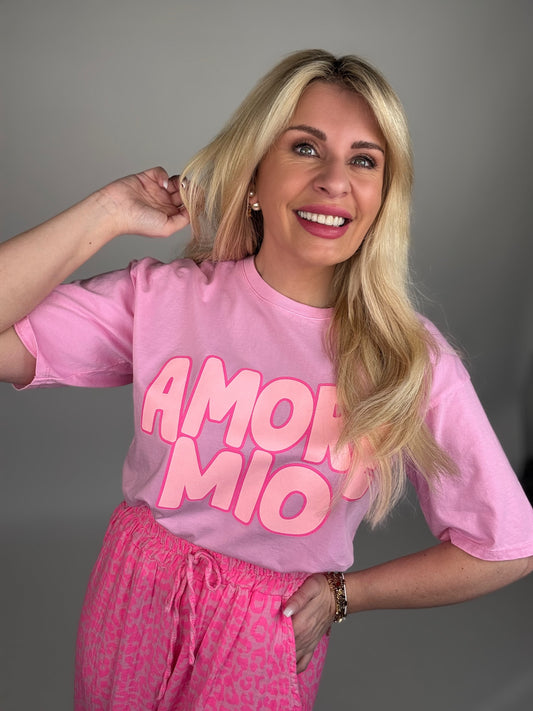 Statement Shirt Amore Mio Rosa