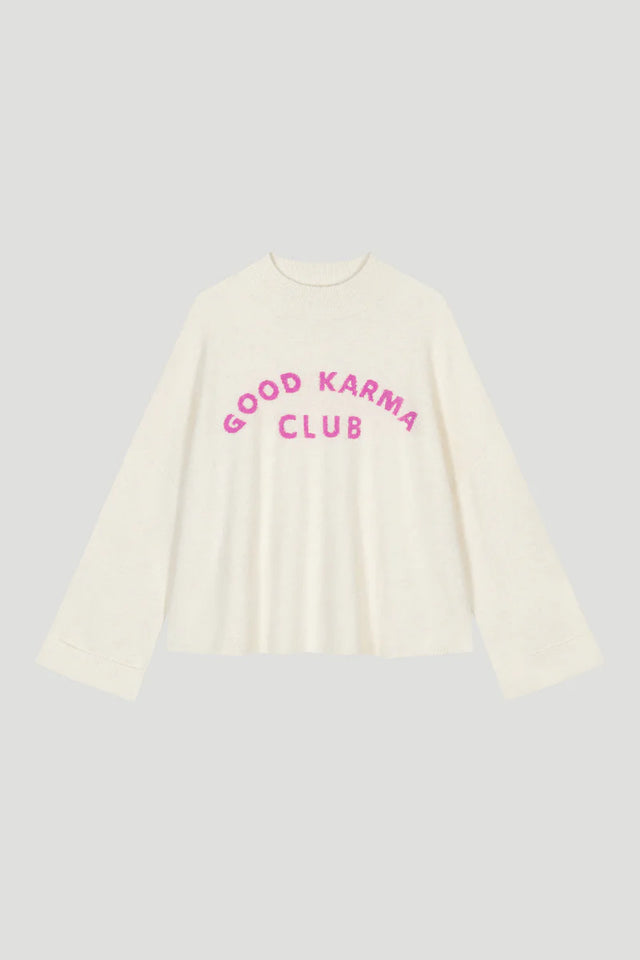 OH APRIL Coco Knit Jumper Off White