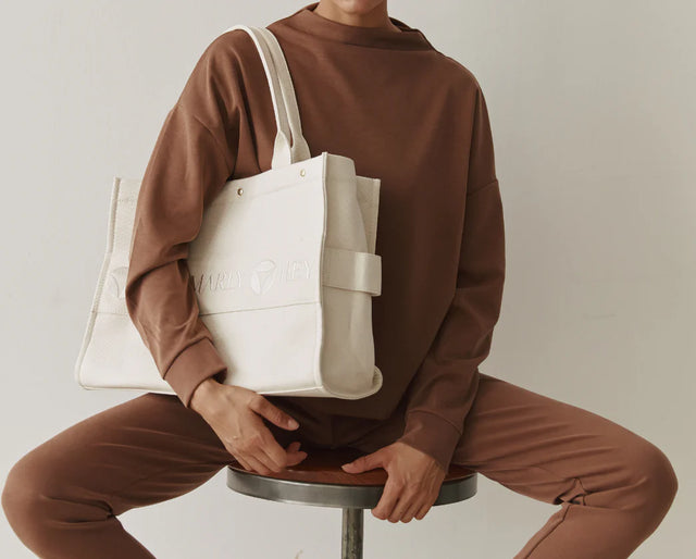 Hey Marly Signature Bag Crema
