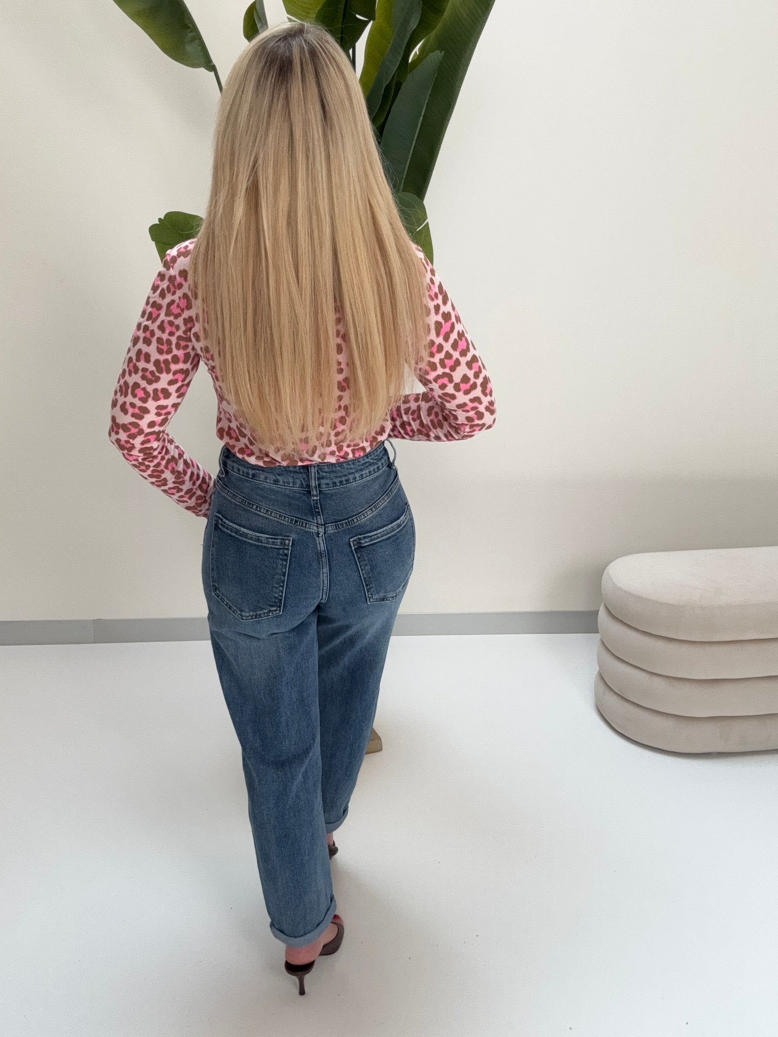 Stretch Mom Jeans PERFECT FIT washed blue
