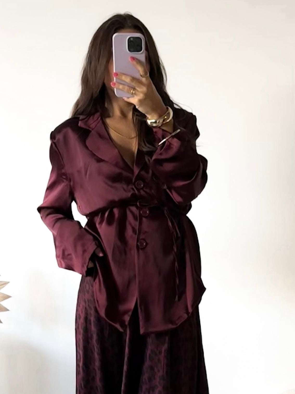 Blazer Burgundy FEMME FATALE