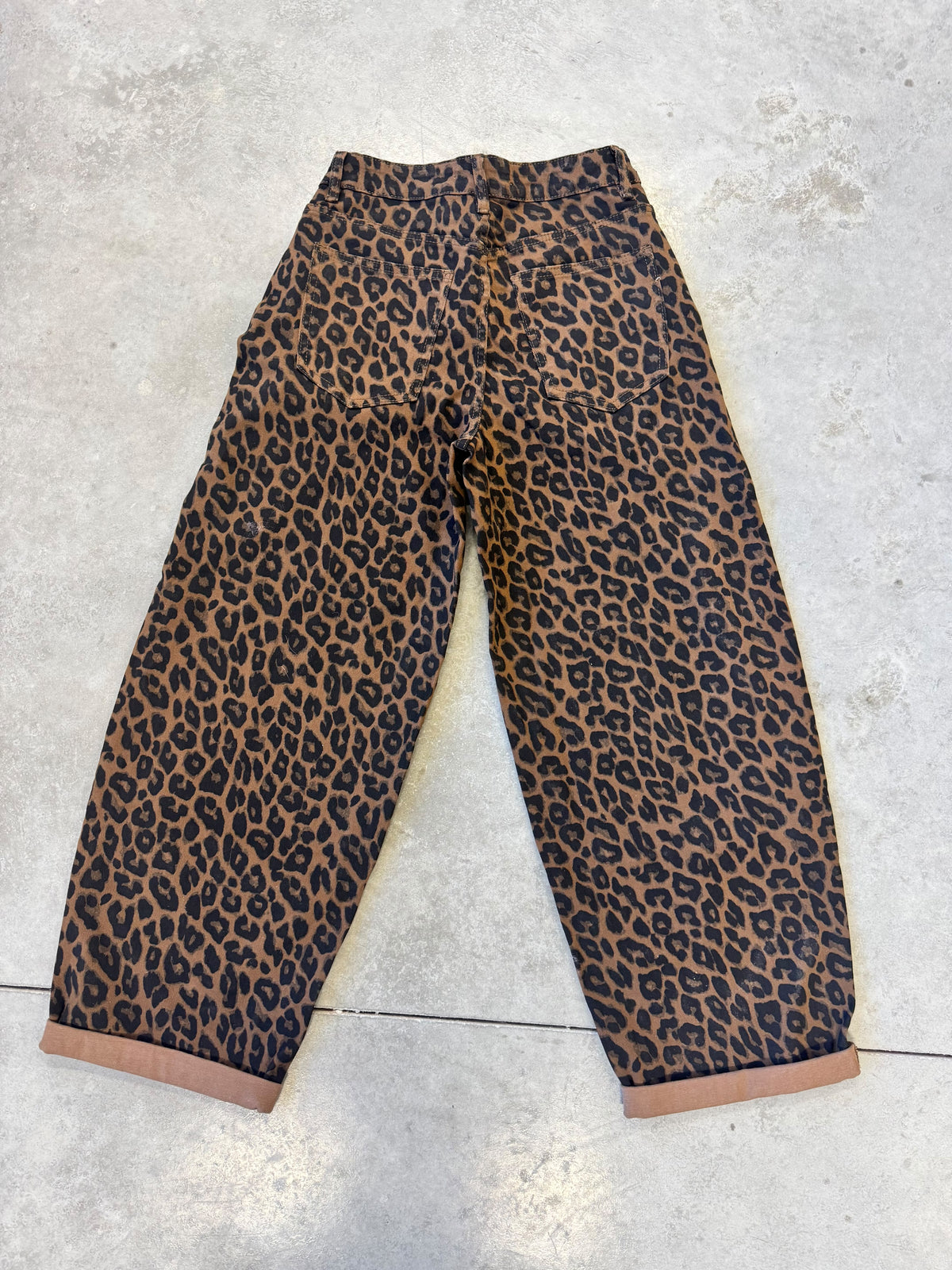 Stretch Ballon Jeans CAMEL CHOCOLATE LEO