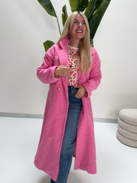 Oversize Mantel TRUST PINK mit seitlichen Taschen