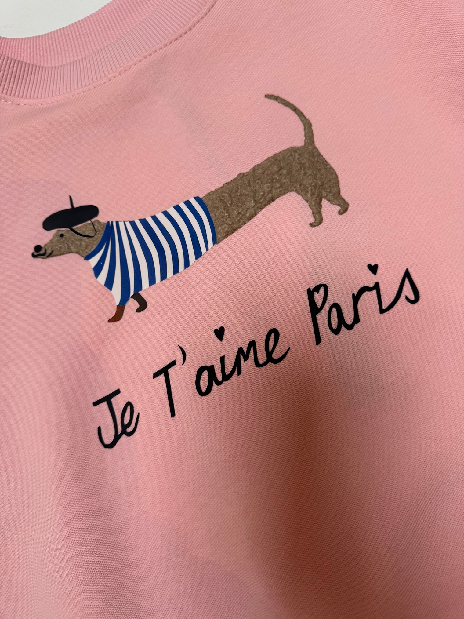 Sweater JE T`AIME PARIS rosa
