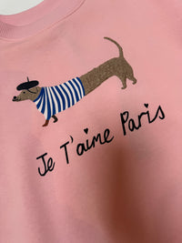 Sweater JE T`AIME PARIS rosa