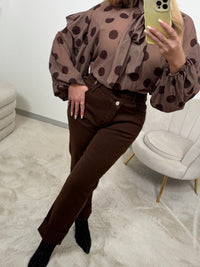 Jeans Browny mit Stretch und Fashion Bund