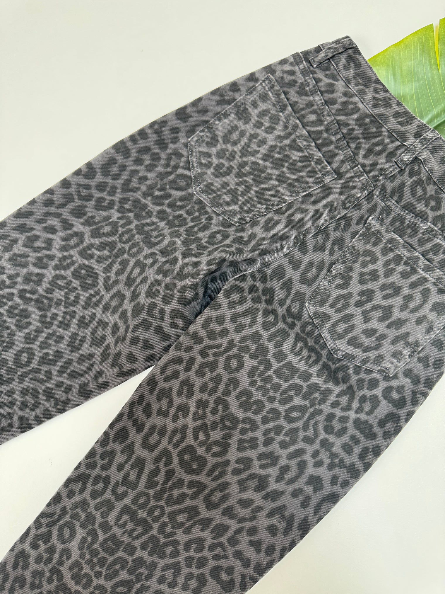 Stretch Mom Jeans dunkelgrau GREY LEO
