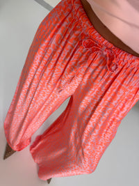 Hose mit Seide LEO LOVER orange