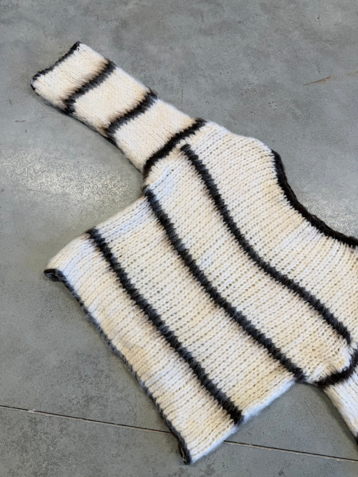 Kuscheliger Strickpullover COZY DREAM creme/braun