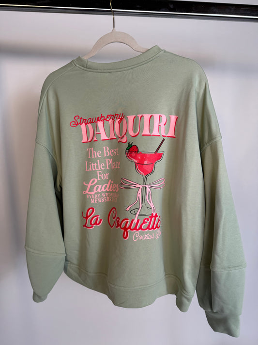 Sweater Strawberry Daiquiri  mintgrün