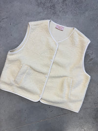Signature Weste Teddy creme