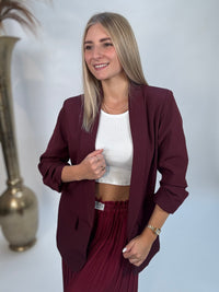 Blazer BASIC LOVE burgundy