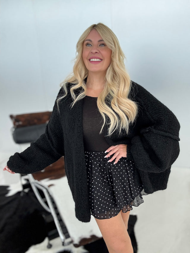 Cardigan COZY DREAMS schwarz