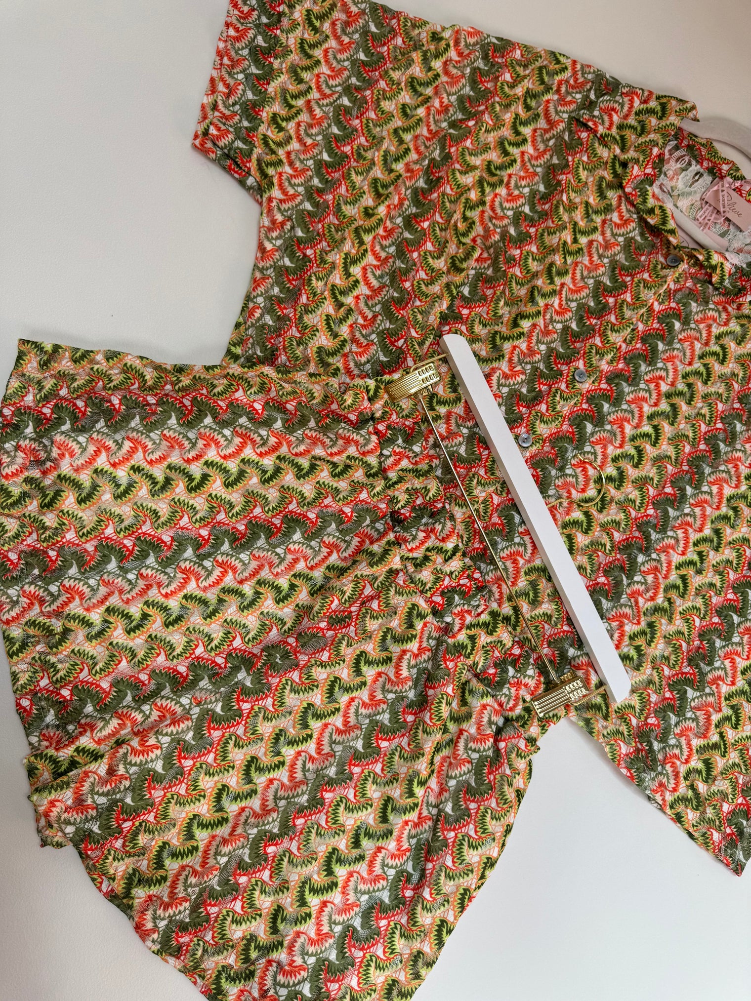 Sommer Shorts SUMMER HOT grün/orange/hellgrün