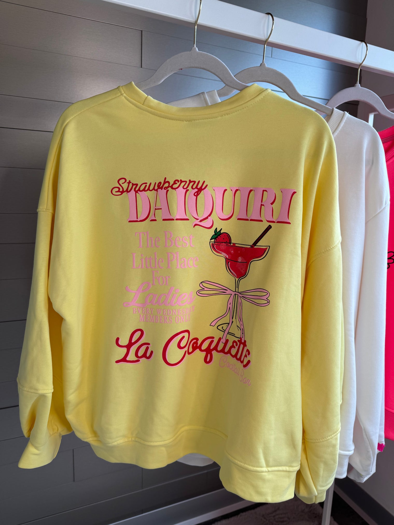 Sweater Strawberry Daiquiri gelb