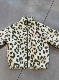 Kuschel Jacke LEO & Patch DRESS FOR YOURSELF creme/khaki