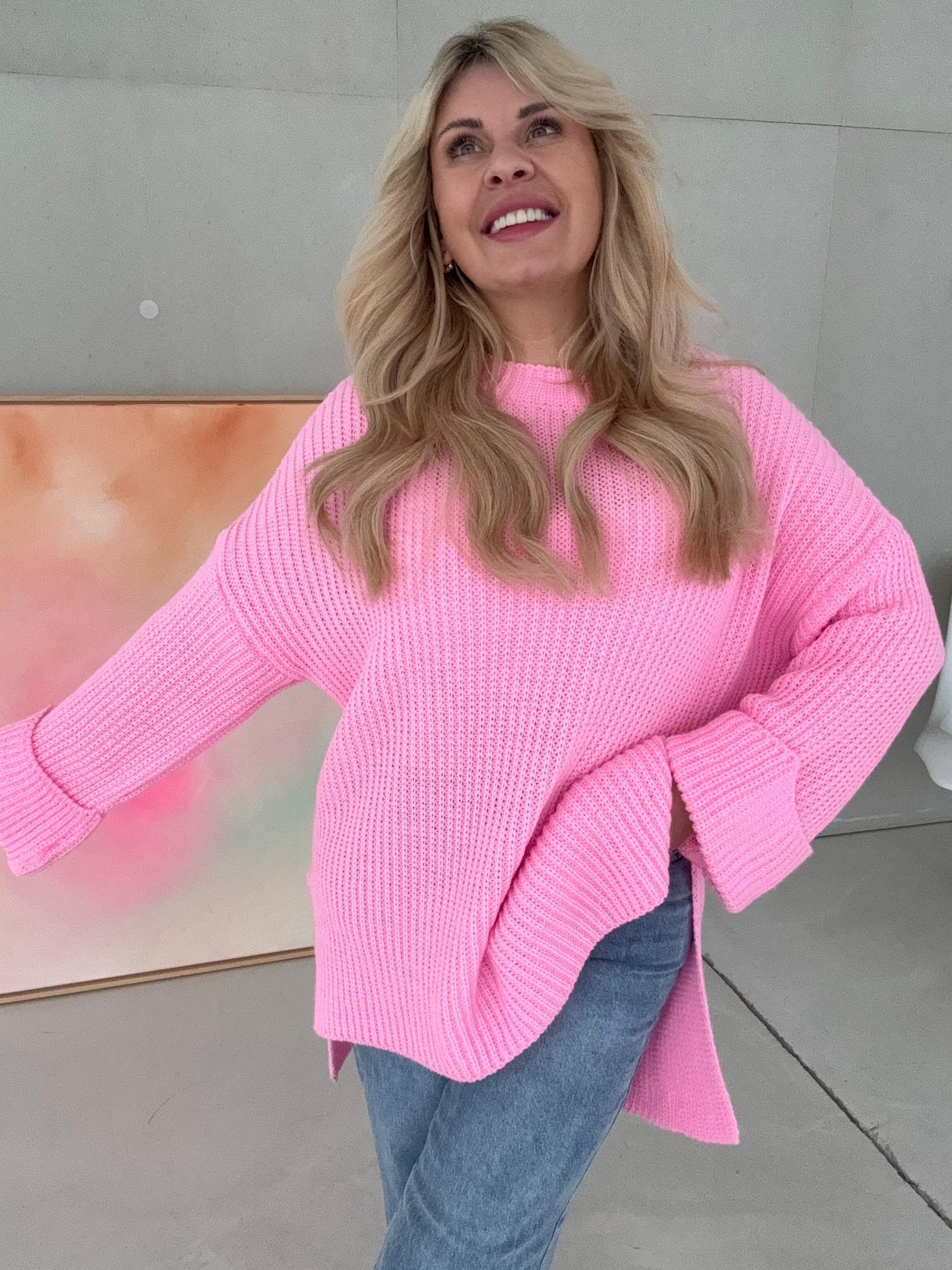 Pullover candy rose COZYNESS OVERLOAD