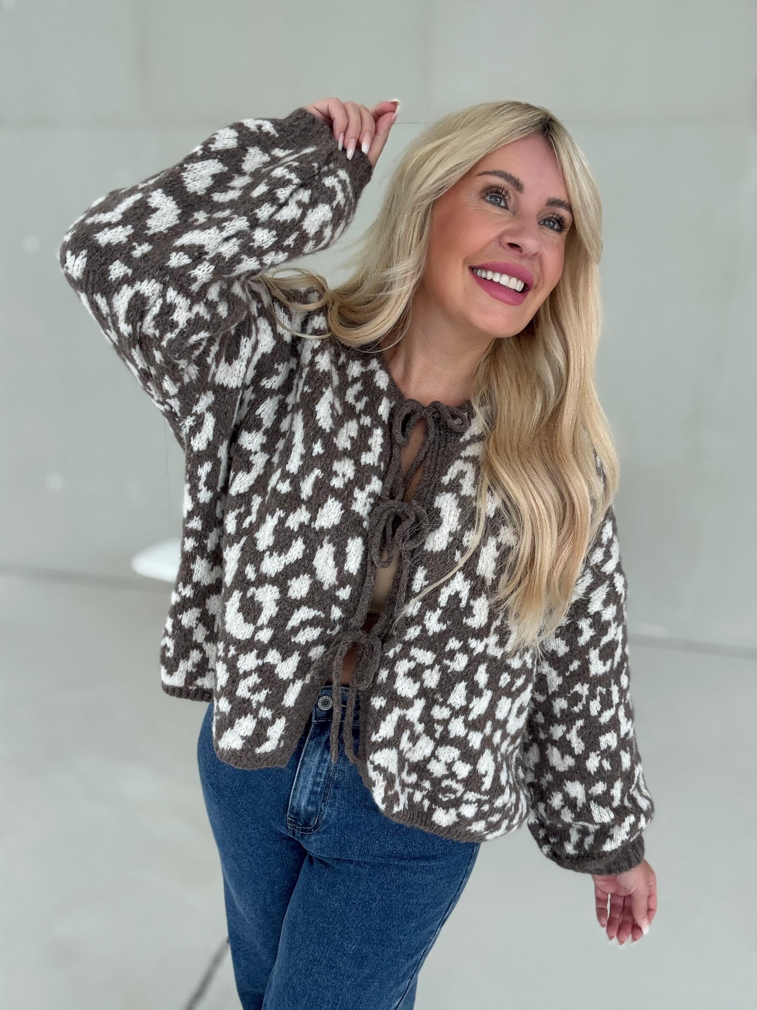 Strickjacke MOCHA MOUSSE LEO zum binden