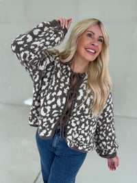 Strickjacke MOCHA MOUSSE LEO zum binden