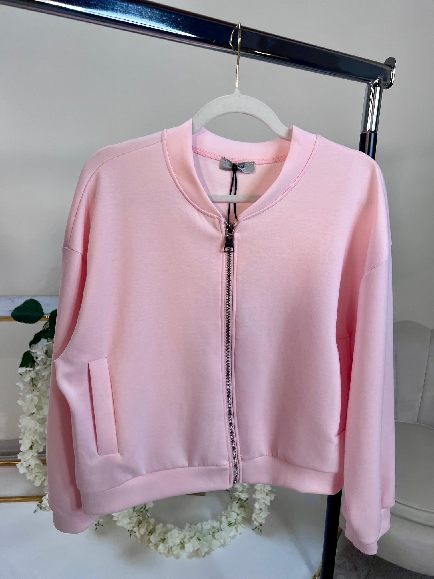 Jacke mit Reißverschluss LUXURY SOFTNESS