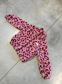 Kuschel Jacke LEO & Patch DRESS FOR YOURSELF rosa/burgundy