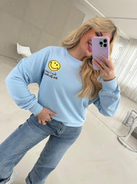 Sweater hellblau KEEP IT SIMPLE AND BALANCED