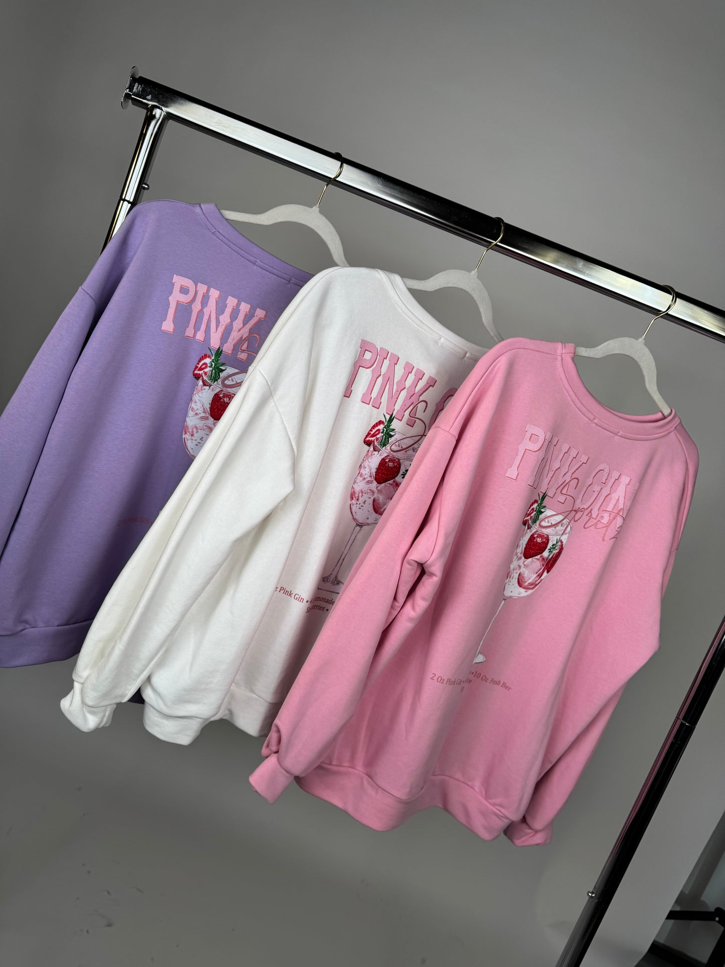 Sweater PINK GIN rosa