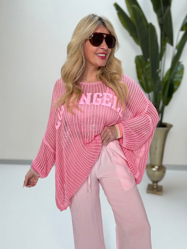 Strickpullover fruity rosa Melone Los Angeles