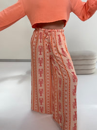 Sommer Hose LOBSTER LOVER peach