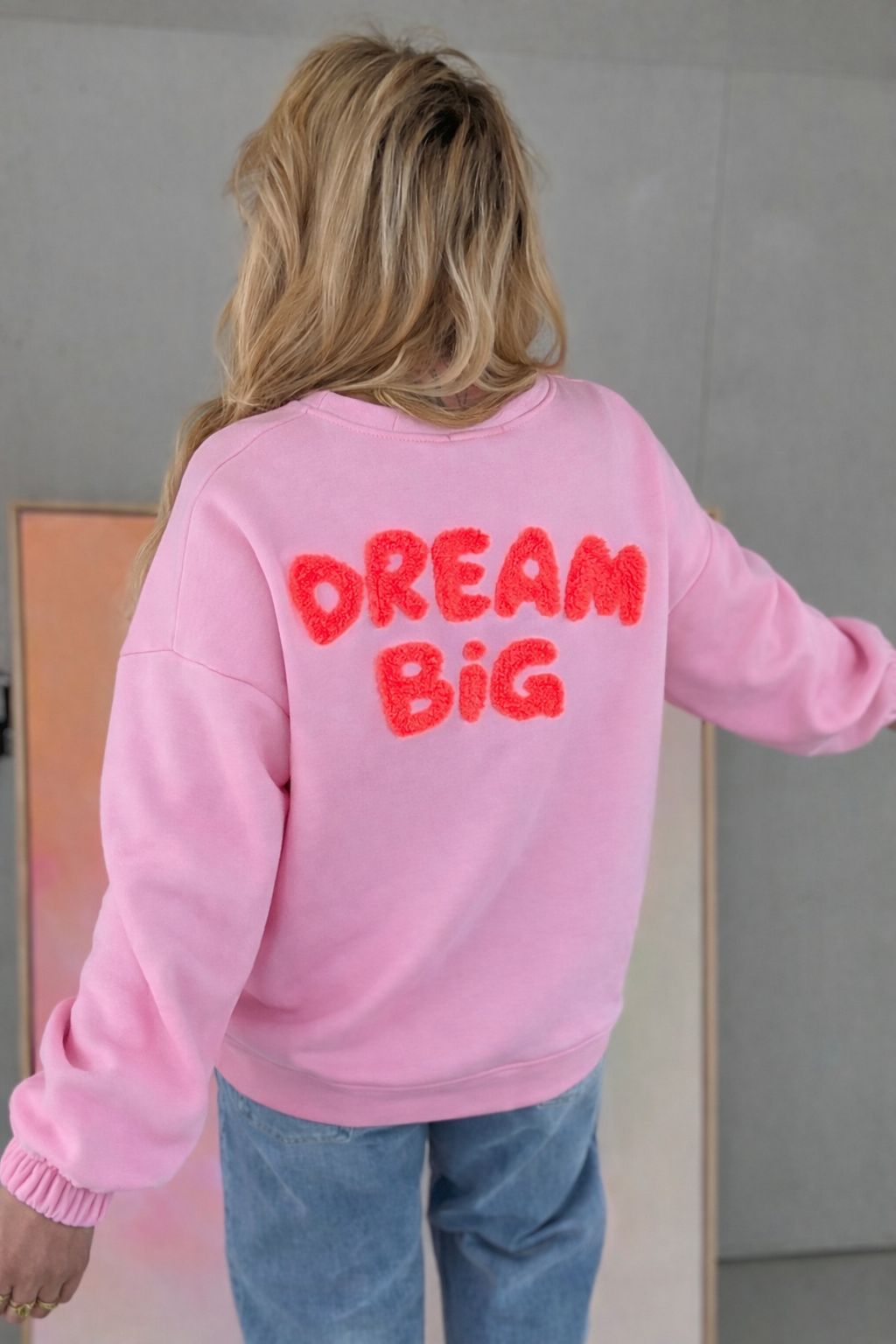 Pullover rosa/orange DREAM BIG