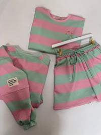 Butterstoff Sweater PERFECT OUTFIT matcha/rosa