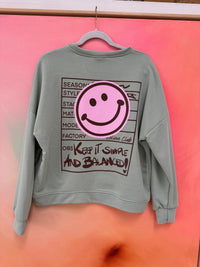 Sweater mint KEEP IT SIMPLE AND BALANCED