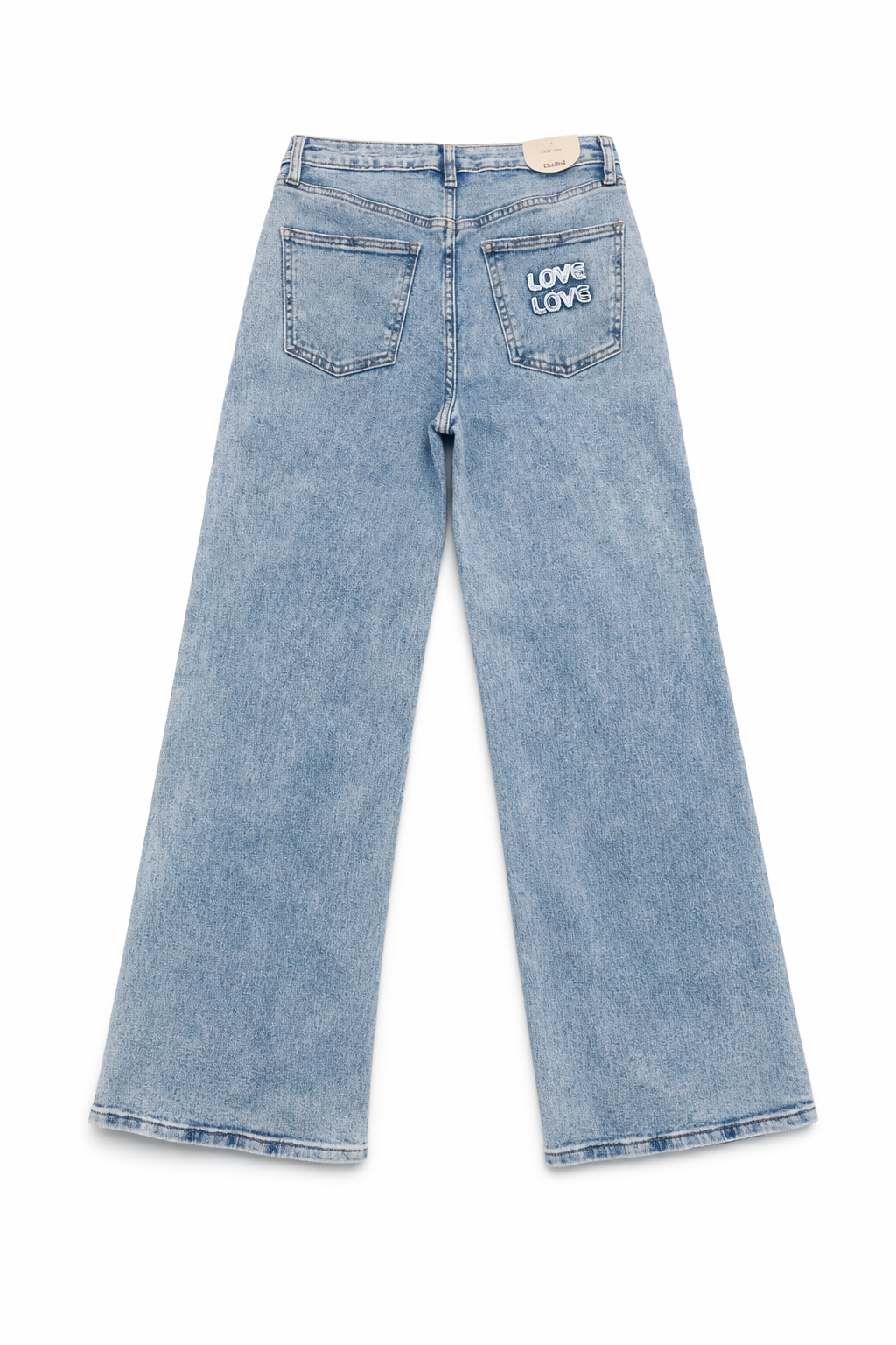 Stretch Jeans Lover  light denim Blue wild Leg