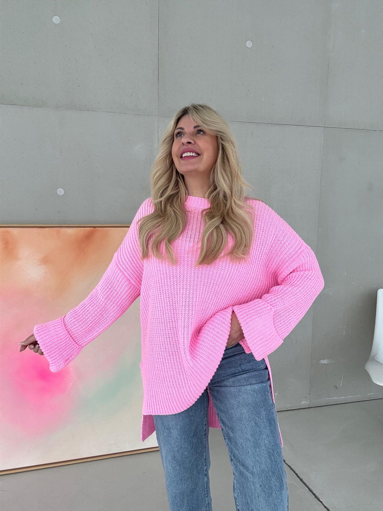 Pullover candy rose COZYNESS OVERLOAD