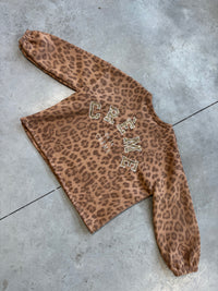 Sweater mit Rückenstickerei CREME DE LA CREME LEO Toffee