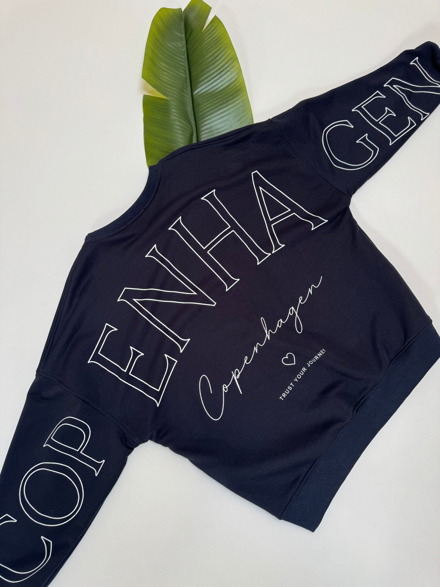 Sweater mit Rückenprint COPENHAGEN dark navy