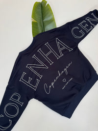 Sweater mit Rückenprint COPENHAGEN dark navy