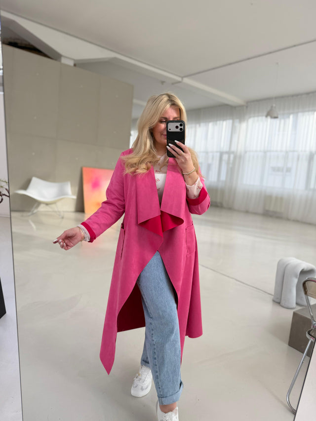 Velours Mantel pink SOFT KISS