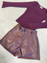 Longsleeve ROMANTIC – burgundy