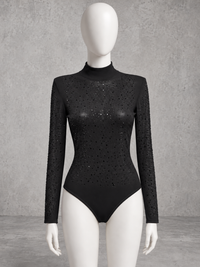 Mesh Body transparent SPARKLE MOMENT schwarz