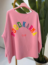 Jersey Pullover rosa GOODKARMA CLUB