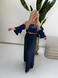 Luftige Hose COMFY GIRL blueberry