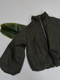 Jacke PUFFY POWER mit Reißverschluss grün